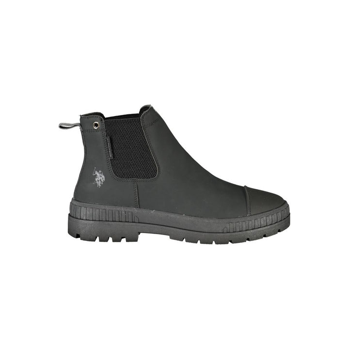 U.S. POLO ASSN. Black Polyurethane Men&