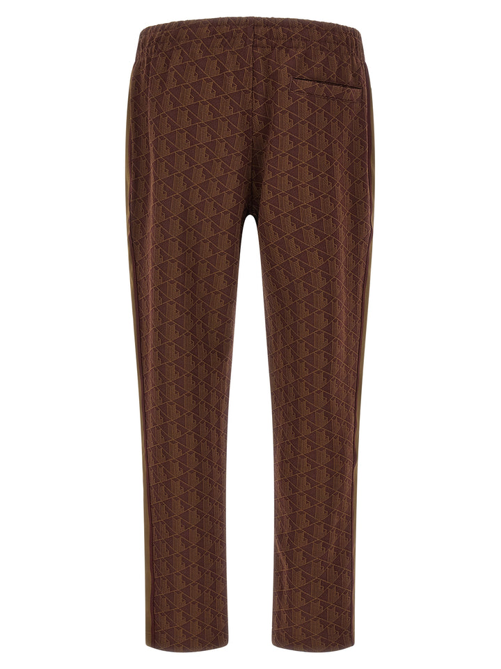 Lacoste Brown Polyester Joggers (Workout Pants)