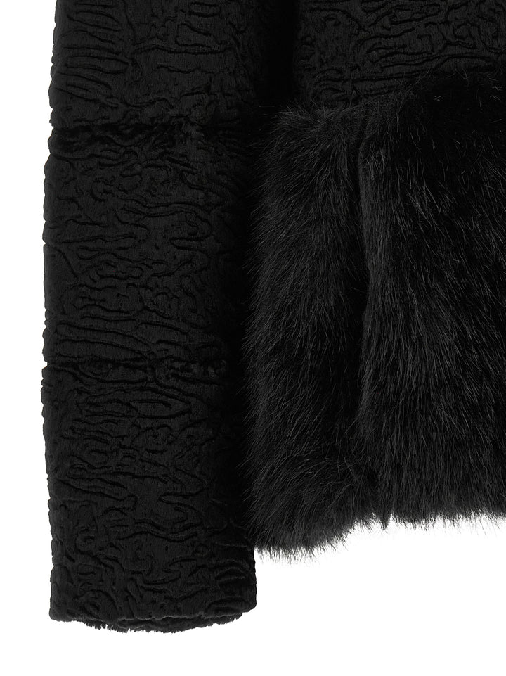 Herno Black Acetate Full-Length Jacket