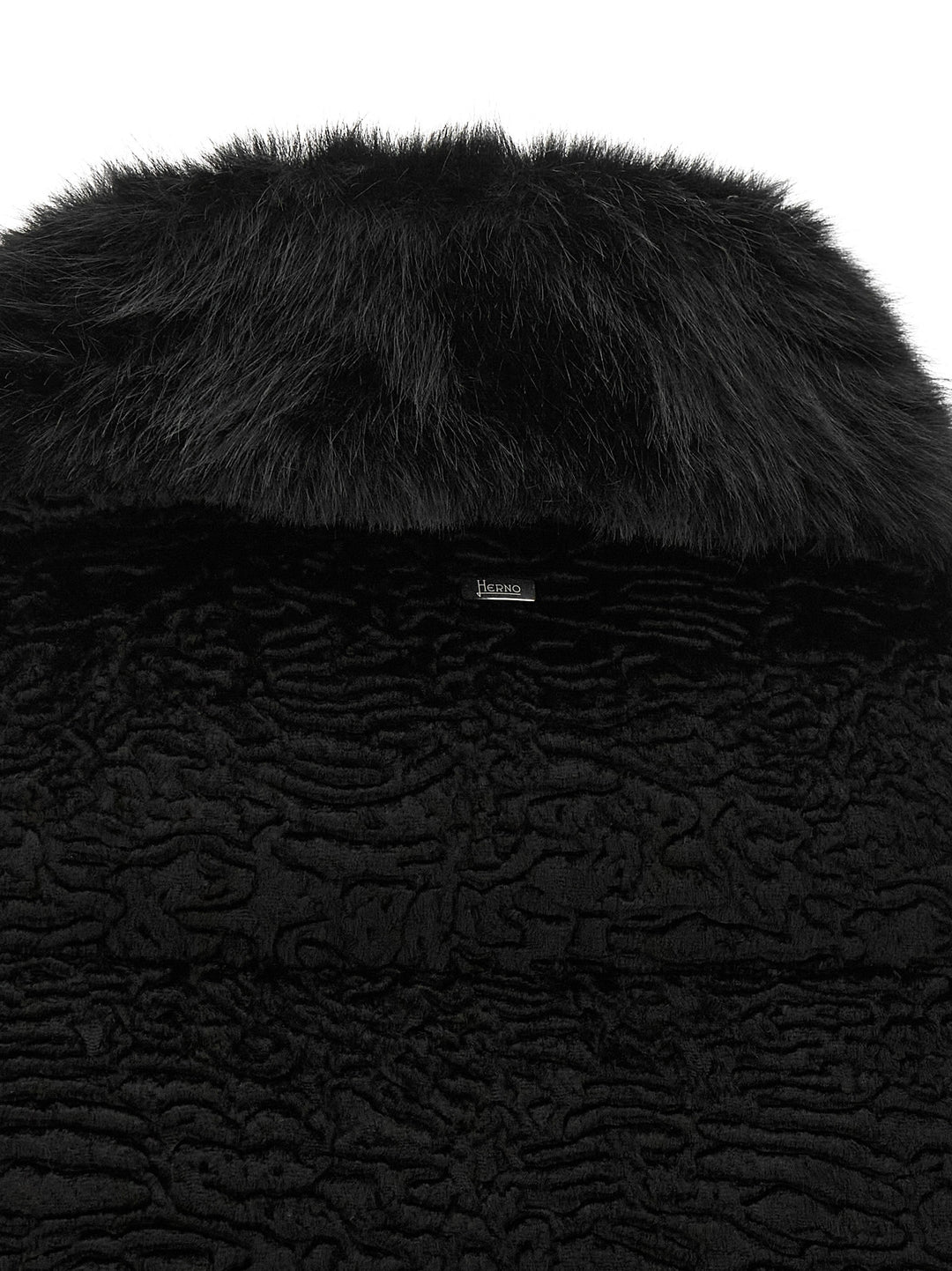 Herno Black Acetate Full-Length Jacket