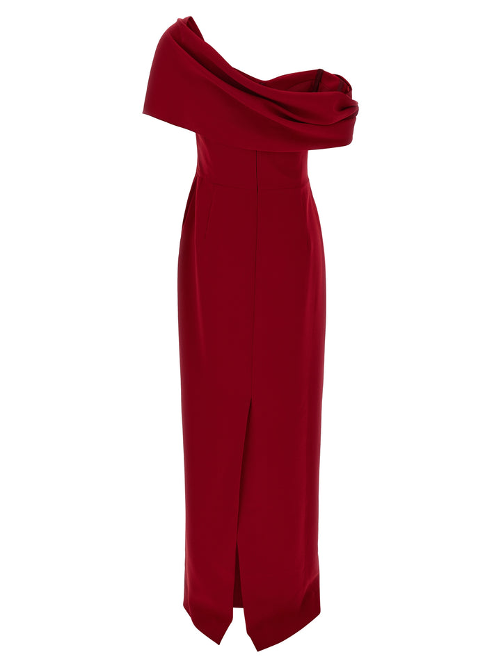 Carolina Herrera Red Polyester Long Dress