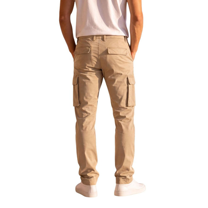 Lyle &amp; Scott Beige Cotton Cargo Pants