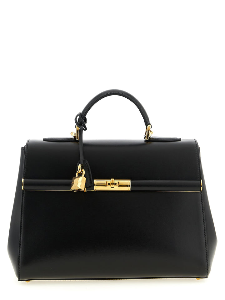 Dolce &amp; Gabbana Black Lamb Leather Handbag