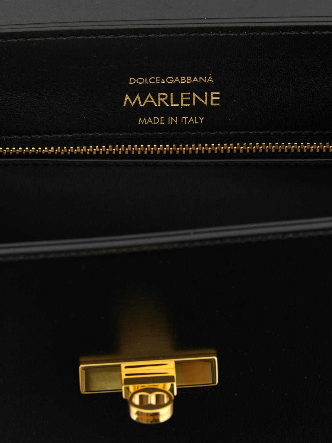 Dolce &amp; Gabbana Black Lamb Leather Handbag