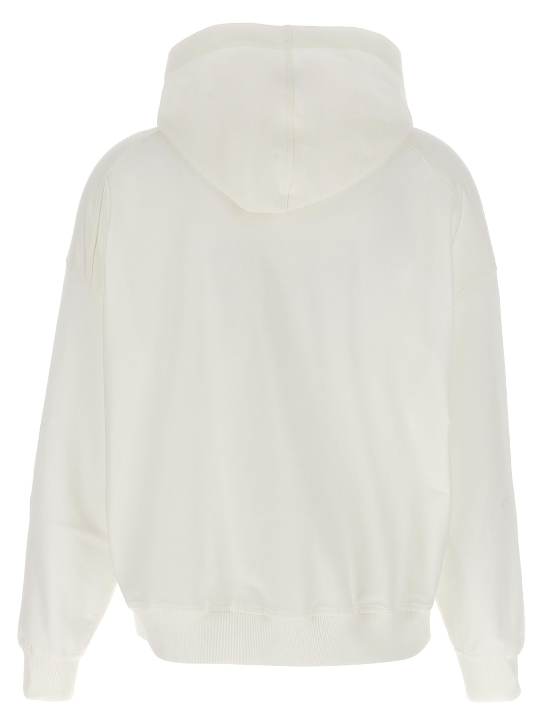Brunello Cucinelli White Cotton Hoodie