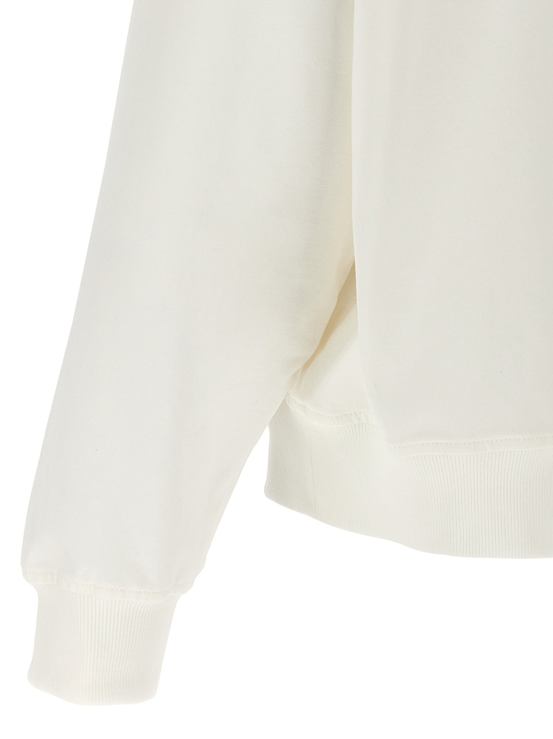Brunello Cucinelli White Cotton Hoodie