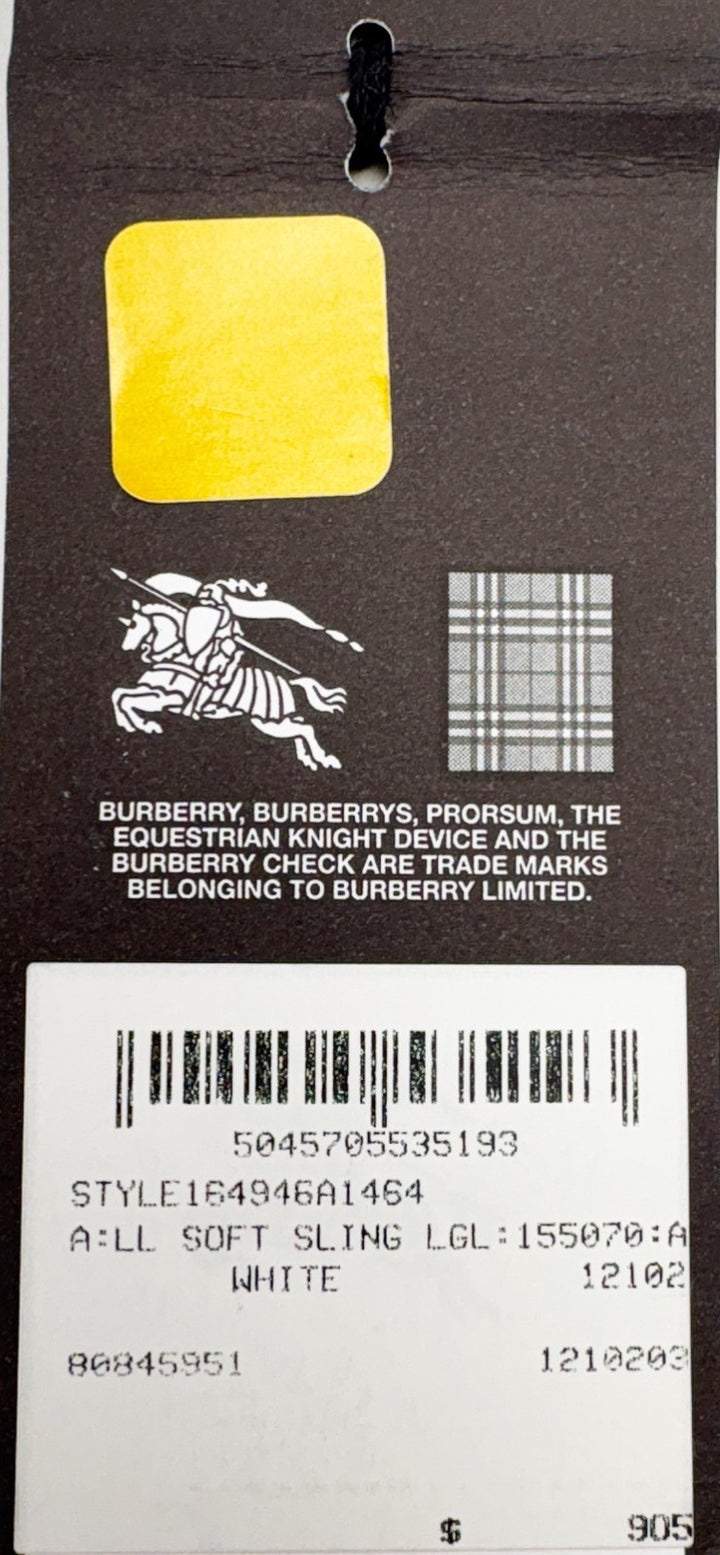 Burberry Large Leather Soft Sling Bag Crossbody