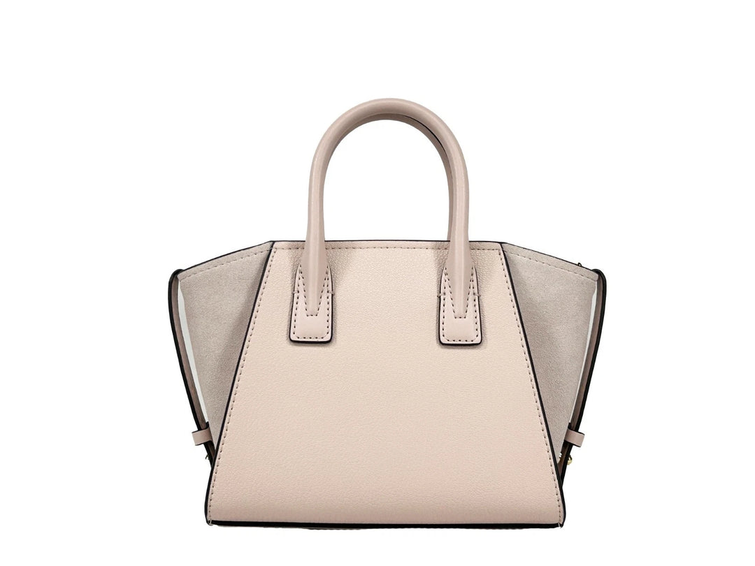 Michael Kors Avril Extra-Small Leather And Suede Satchel
