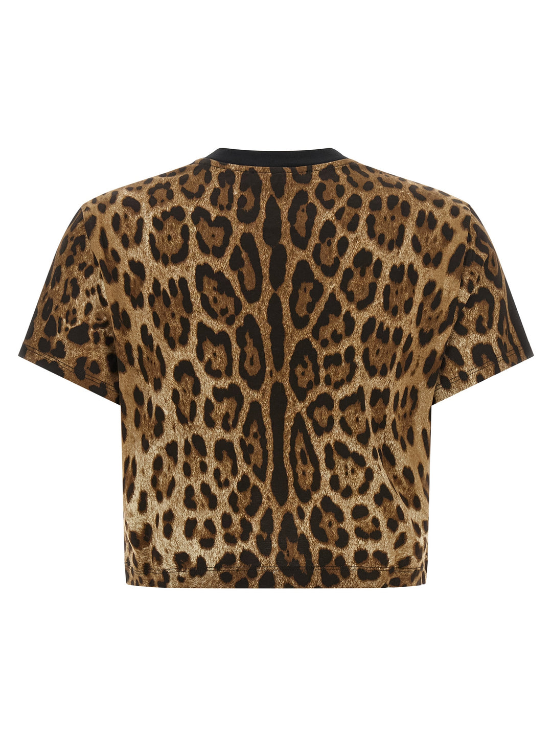 Dolce &amp; Gabbana Brown Cotton T-Shirt
