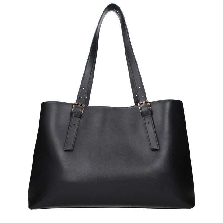 Versace Black Leather Shoulder Bag