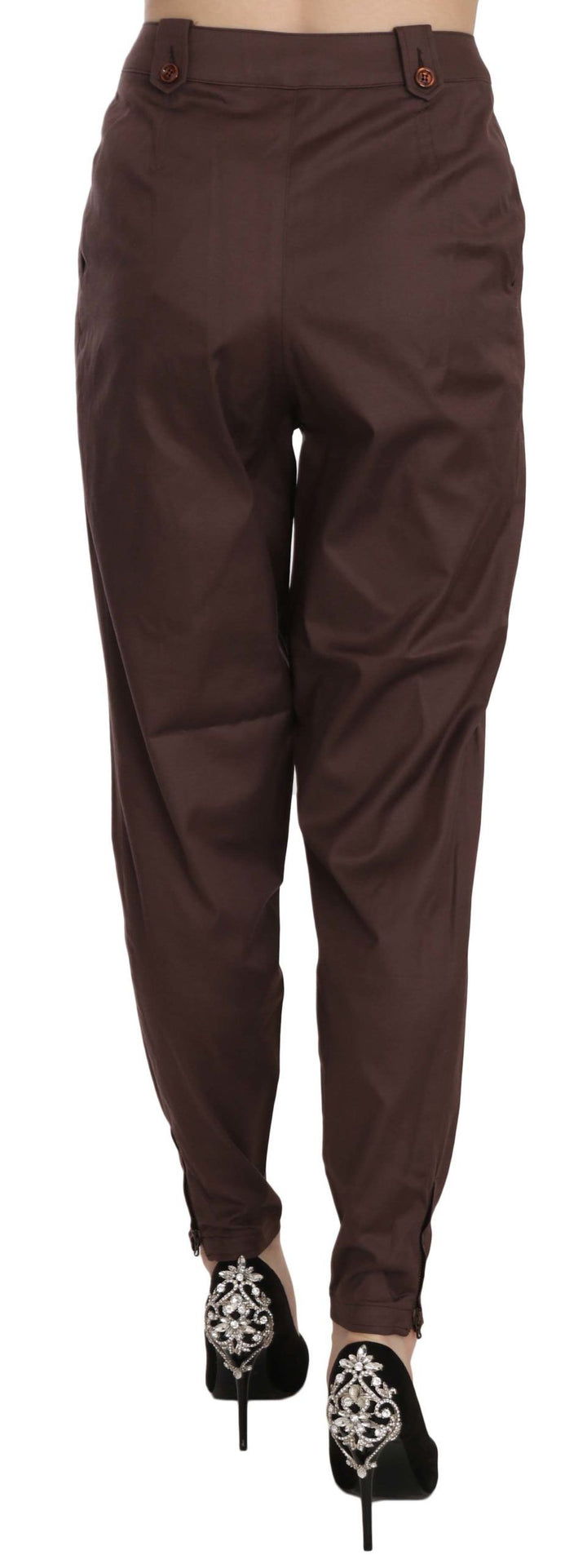 Pantalones cónicos de cintura alta Just Cavalli Slay