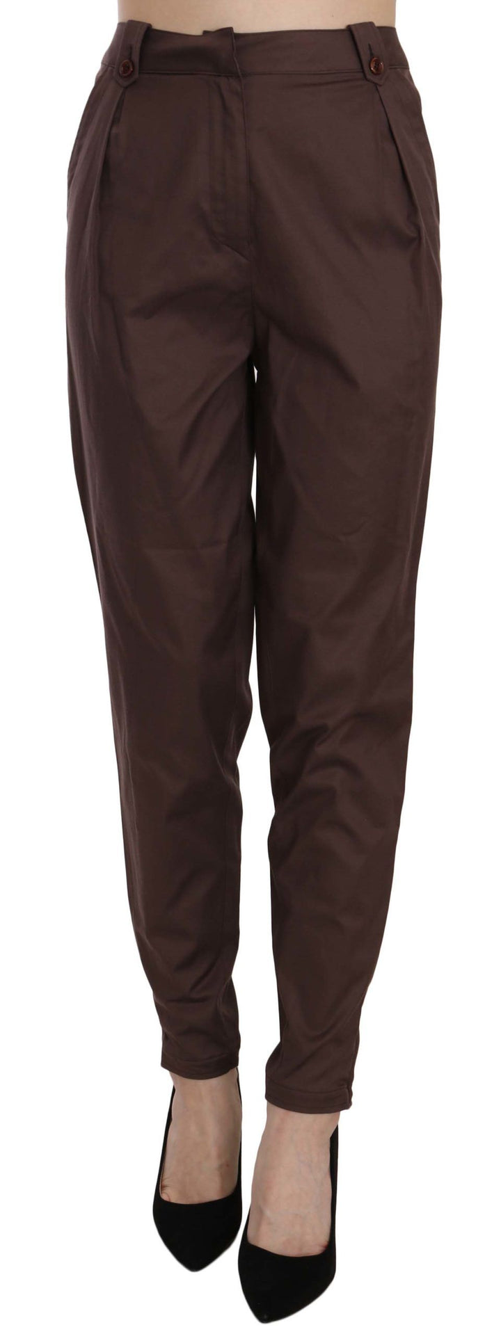 Pantalones cónicos de cintura alta Just Cavalli Slay