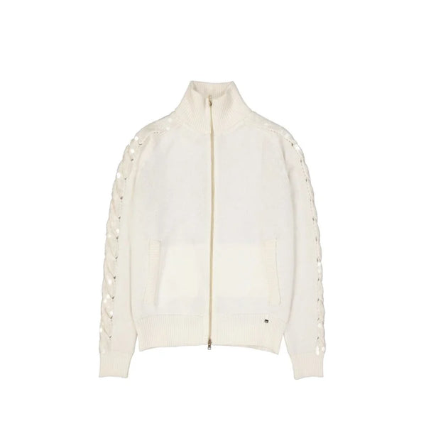 Herno White Cashmere Cardigan