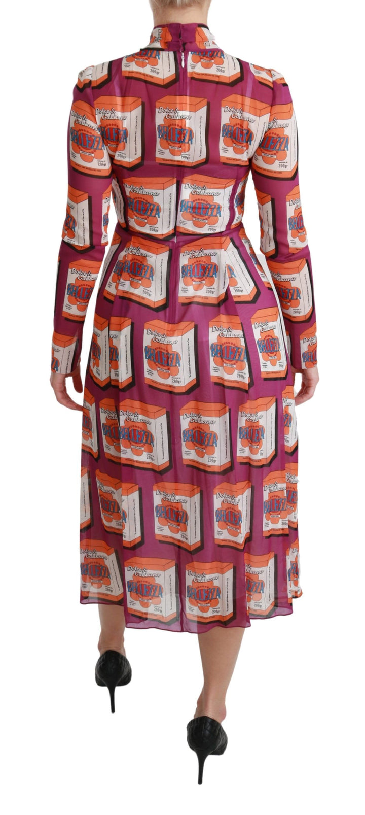 Dolce &amp; Gabbana Purple Silk Bellezza A-Line Gown Dress women’s dress