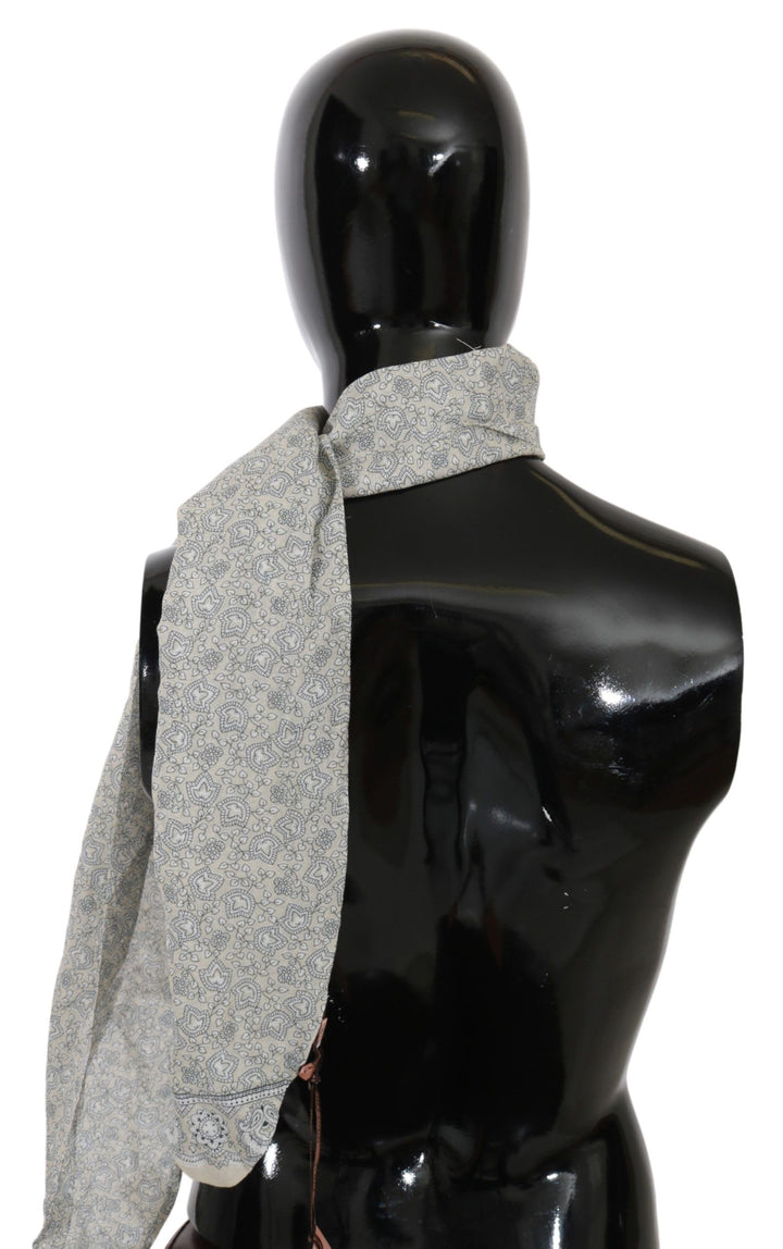 Ermanno Scervino Bufanda Fantasía Azul Desatada