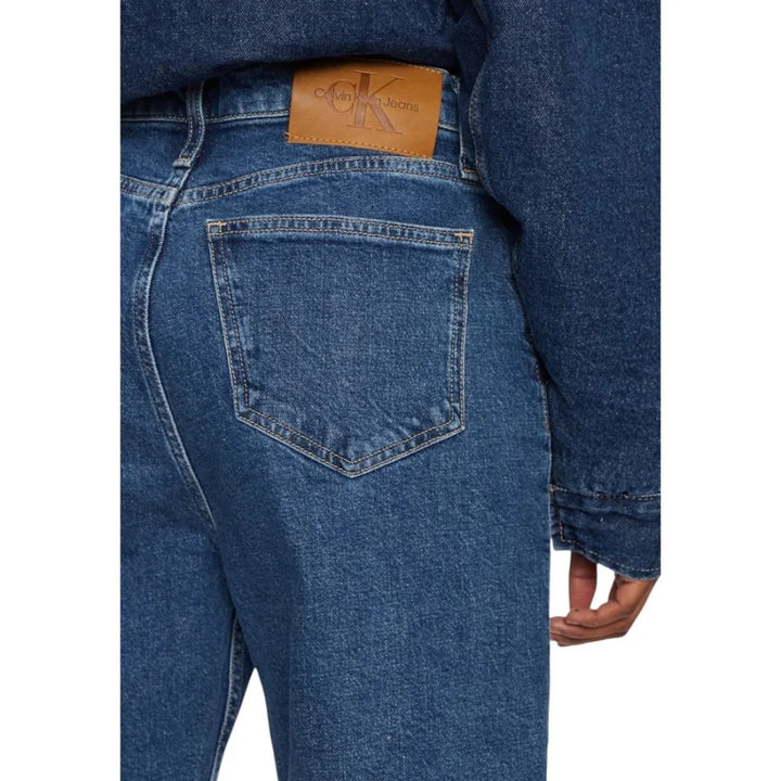 Calvin Klein Jeans Blue Cotton Mom