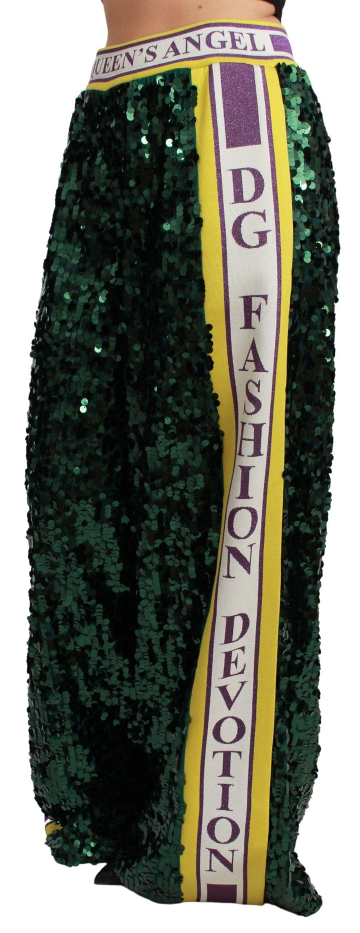 Pantalon à paillettes multicolores exclusif à Dolce &amp;amp; Gabbana