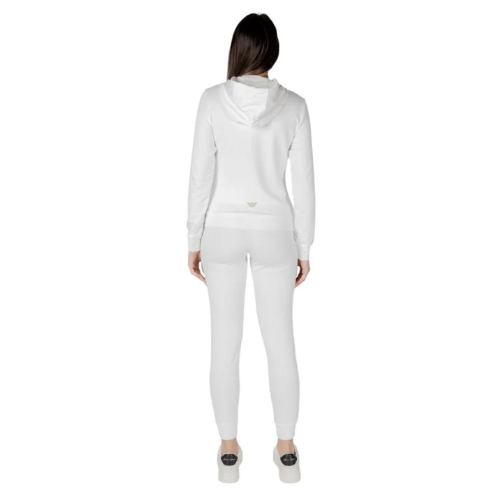 EA7 Emporio Armani Cream Polyester Tracksuit