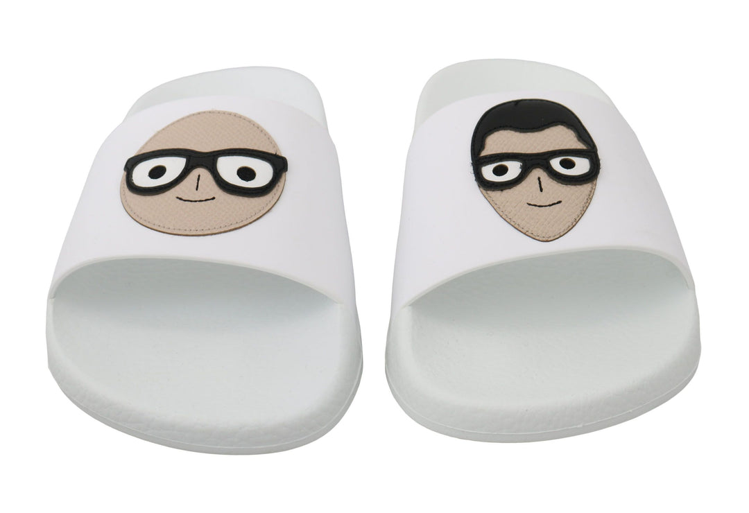 Dolce &amp; Gabbana White Leather 