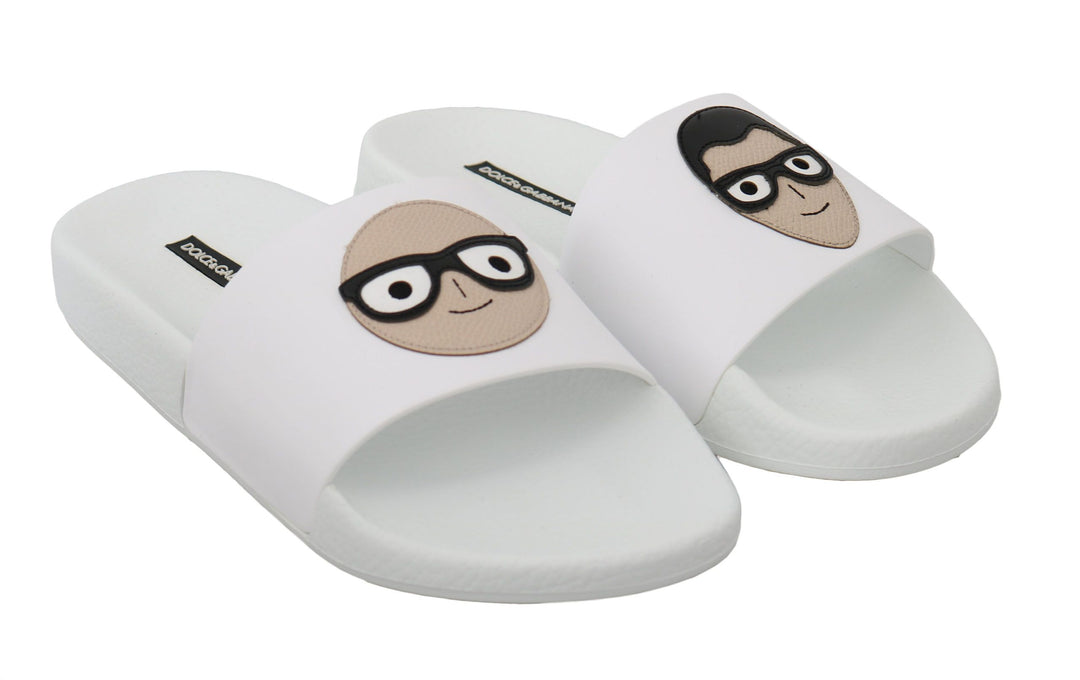 Dolce &amp; Gabbana White Leather 
