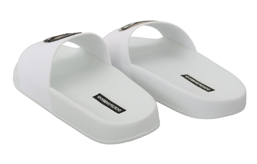 Dolce &amp; Gabbana White Leather 