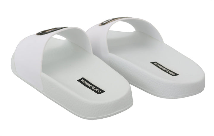 Dolce &amp; Gabbana White Leather 