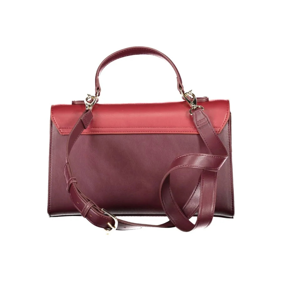 Mario Valentino Rosso Polyurethane Women Handbag