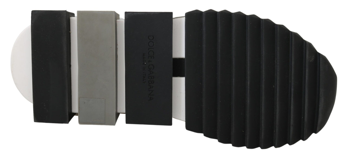 Baskets basses noires ornées de cristaux Dolce &amp; Gabbana