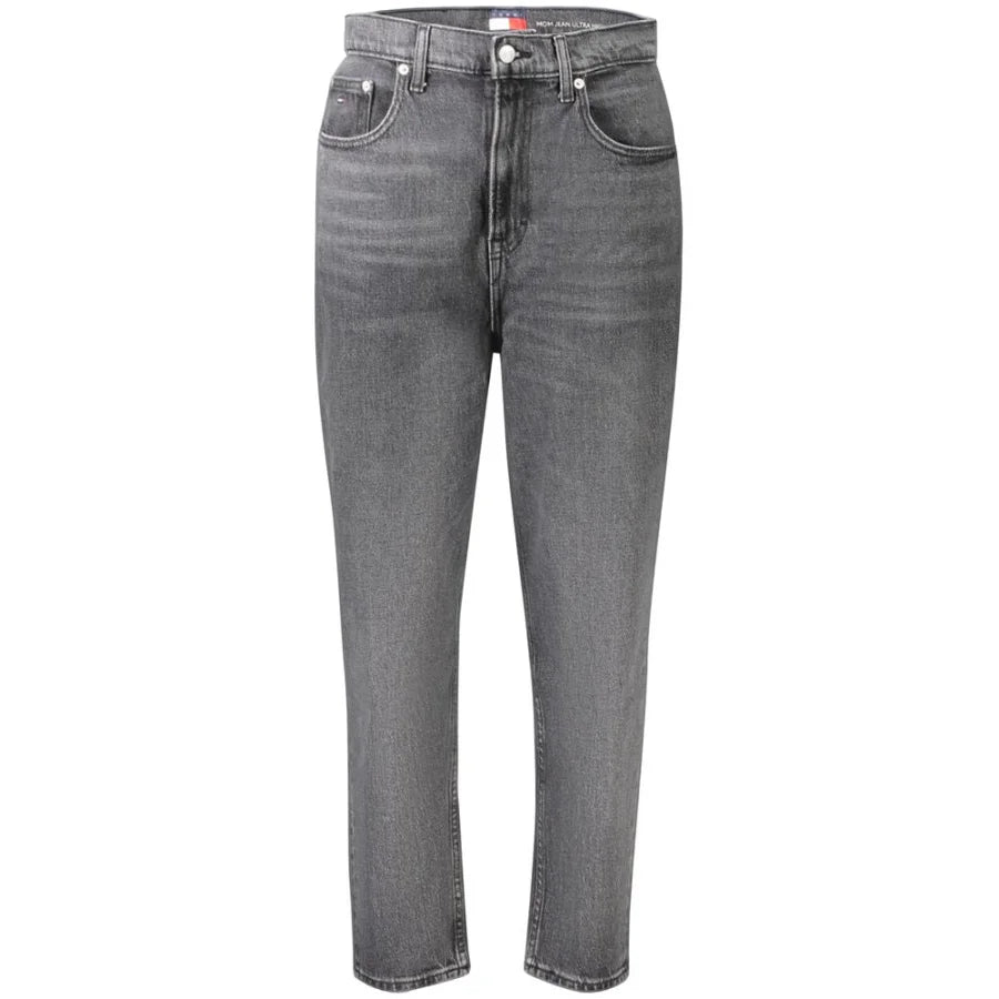 Tommy Hilfiger Black Cotton Women Jeans