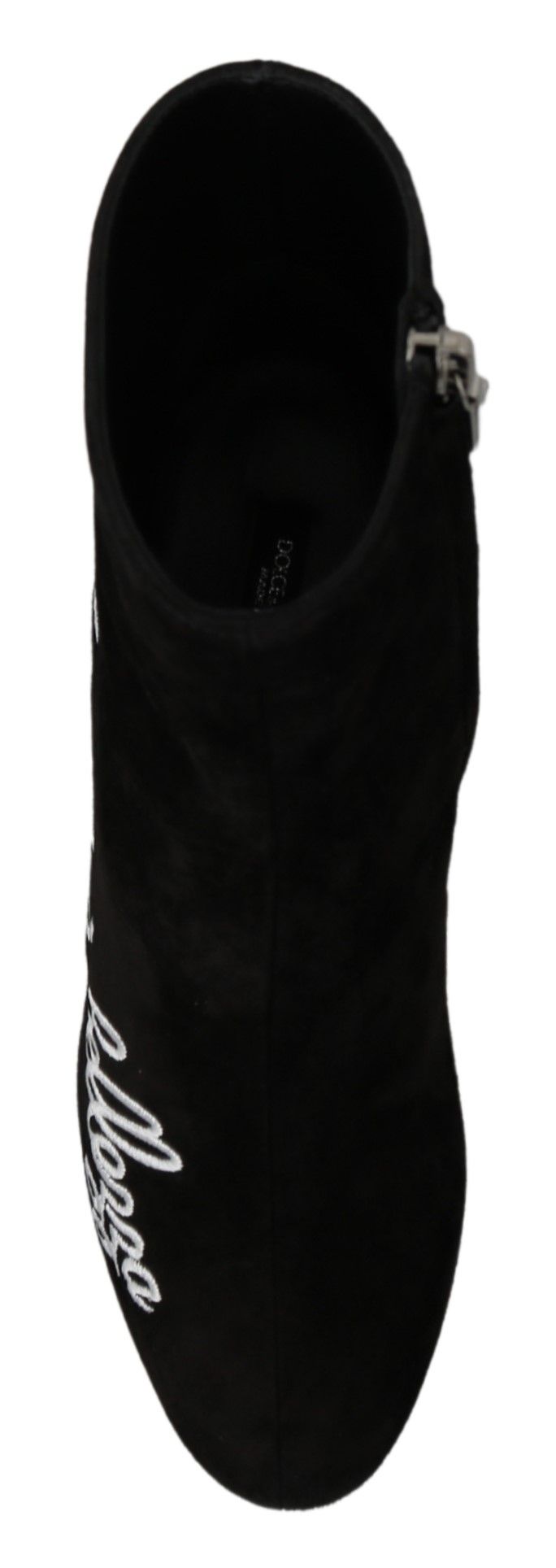 Dolce &amp; Gabbana Botines Ante Negro L Amore E Bellezza