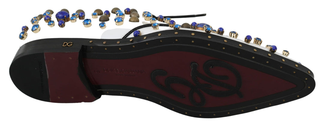 Deslumbrantes zapatos de vestir de cuero Dolce Gabbana