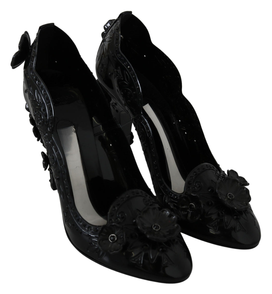 Escarpins Cendrillon en cristal Dolce &amp;amp; Gabbana