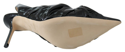 Escarpins Jimmy Choo élégants à bout pointu en cuir noir