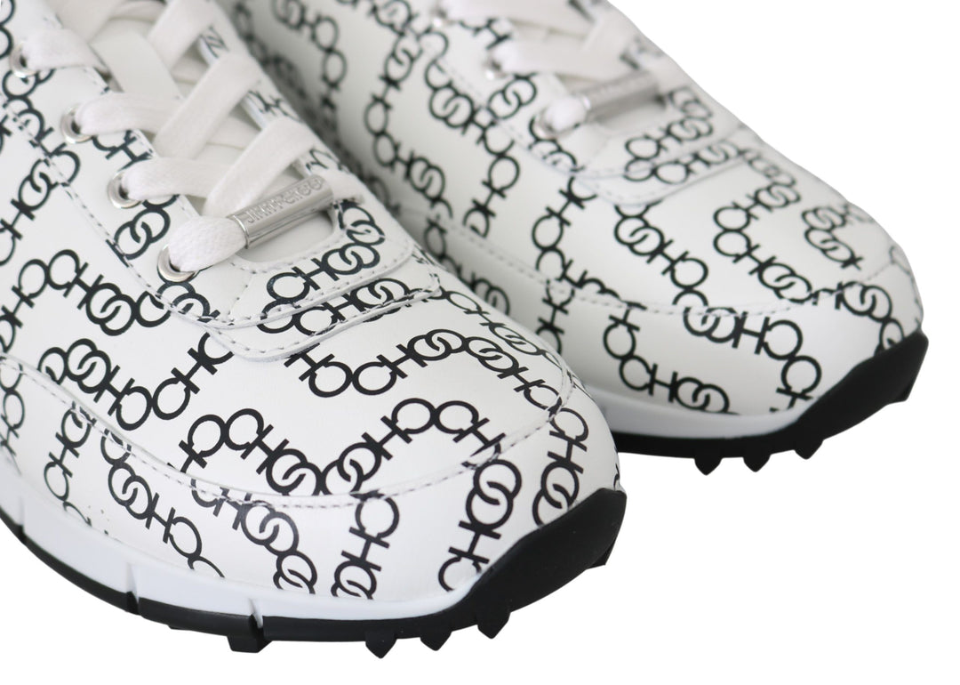 Baskets élégantes en cuir monochrome Jimmy Choo