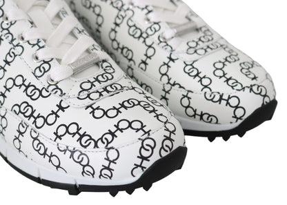 Baskets élégantes en cuir monochrome Jimmy Choo