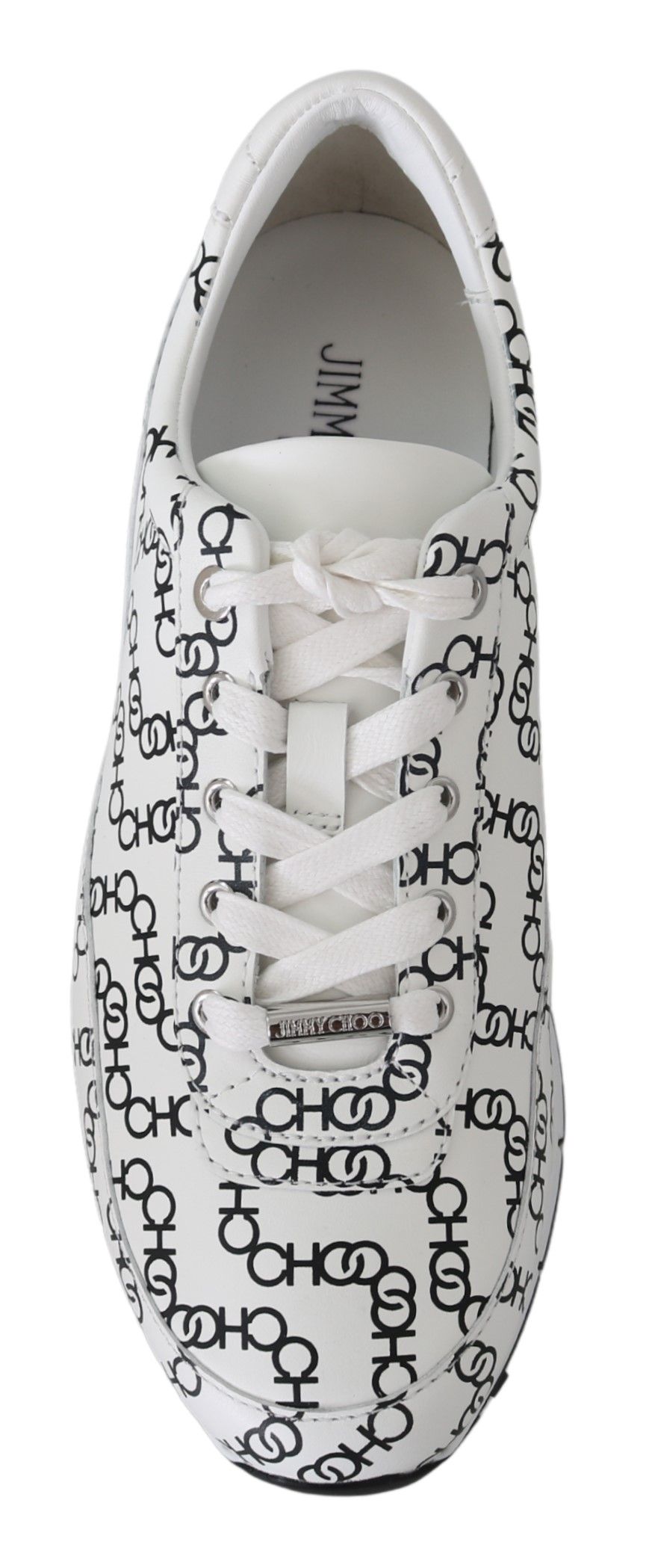 Baskets élégantes en cuir monochrome Jimmy Choo