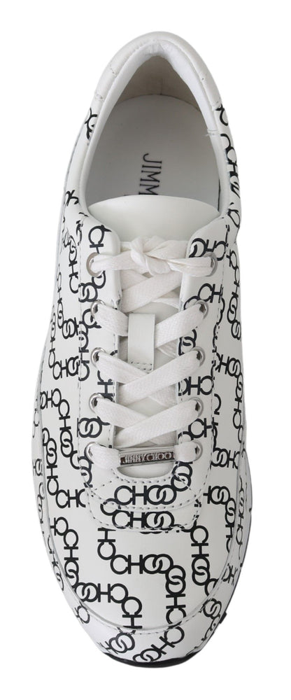 Baskets élégantes en cuir monochrome Jimmy Choo