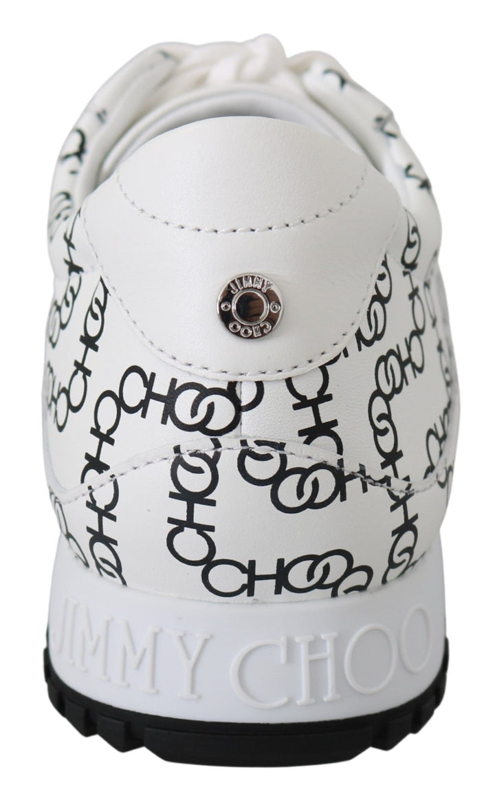 Baskets élégantes en cuir monochrome Jimmy Choo