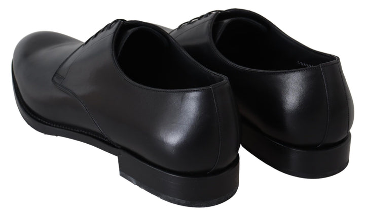 Chaussures Derby élégantes en cuir noir Dolce &amp;amp; Gabbana