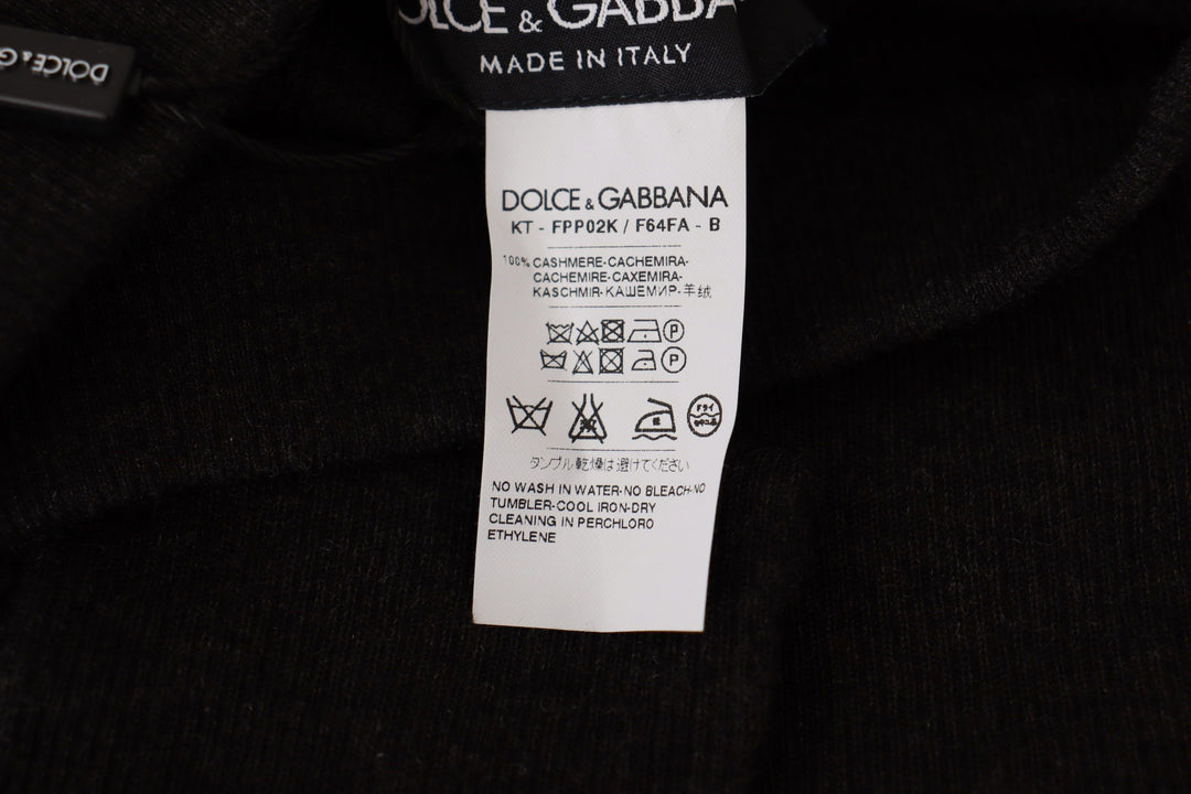 Dolce &amp; Gabbana Gray Cashmere Tights Stocking Pantyhose Socks