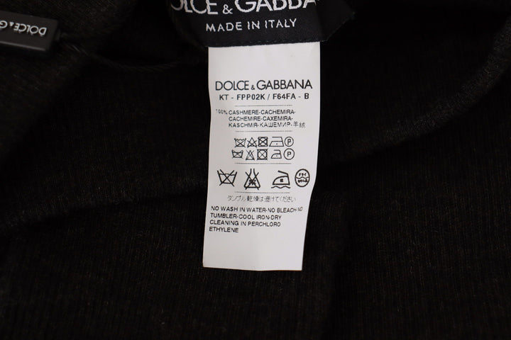 Dolce &amp; Gabbana Gray Cashmere Tights Stocking Pantyhose Socks