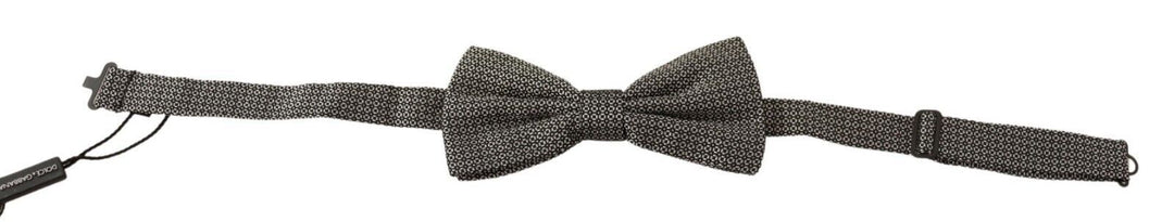 Dolce &amp; Gabbana Multicolor Patterned Adjustable Neck Papillon Bow Tie