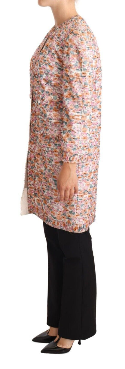 Gabardina floral multicolor de Dolce Gabbana, pieza llamativa