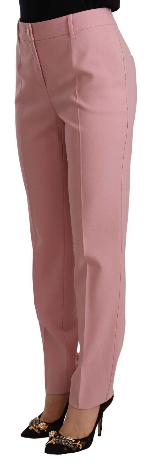 Pantalones de vestir de lana virgen Dolce Gabbana Elegance