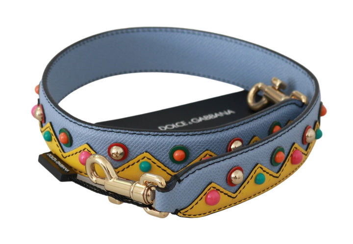Dolce &amp; Gabbana - Blue Handbag Accessory Shoulder Strap Leather