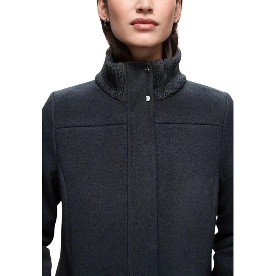 Street One Blue Polyester Coat