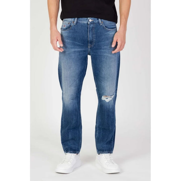 Tommy Hilfiger Jeans Blue Cotton Slim Fit