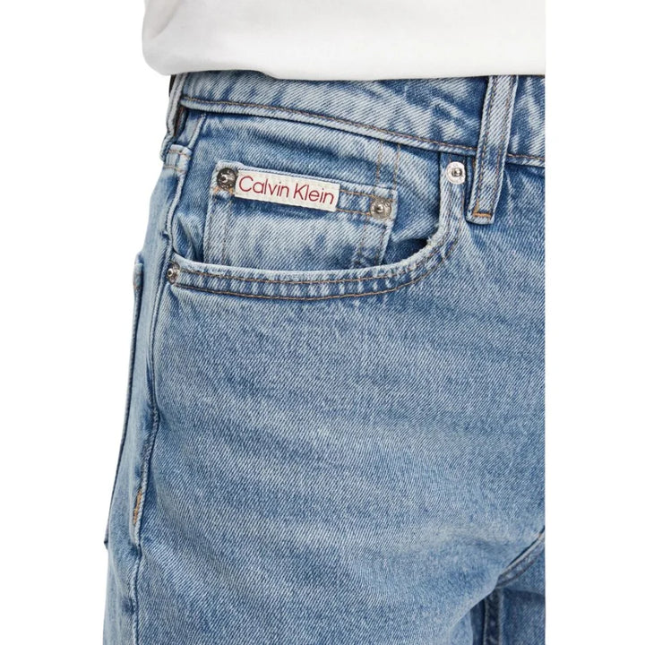 Calvin Klein Jeans Blue Recycled Cotton Mom
