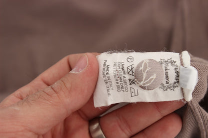 PINK MEMORIES Purple Lace Cotton Cardigan Sweater