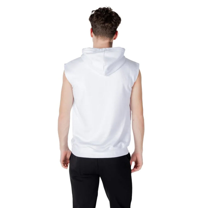 Icon White Cotton Hoodie